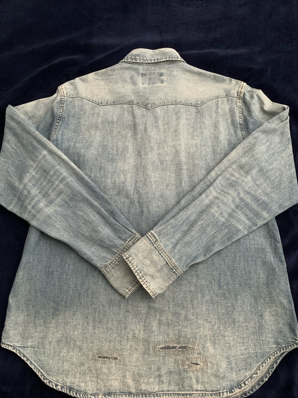 Polo Ralph Lauren Blue Denim Shirt - Picture 14 of 15